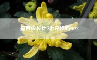 皇帝成长计划2兑换码2022