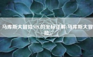马库斯大冒险NPC的坐标详解(马库斯大冒险)