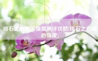 绯石之心露芙强度测评攻略(绯石之心角色强度)