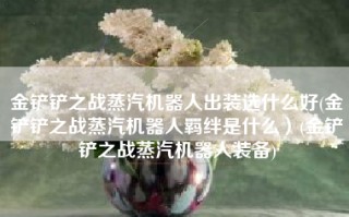 金铲铲之战蒸汽机器人出装选什么好(金铲铲之战蒸汽机器人羁绊是什么）(金铲铲之战蒸汽机器人装备)