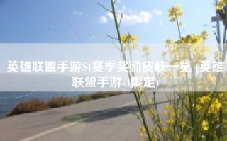 英雄联盟手游S4赛季奖励皮肤一览 (英雄联盟手游s4限定)