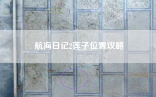 航海日记2莲子位置攻略