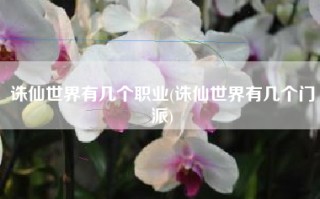诛仙世界有几个职业(诛仙世界有几个门派)