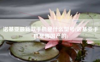 诺基亚最新款手机是什么型号(诺基亚手机是哪国产的)
