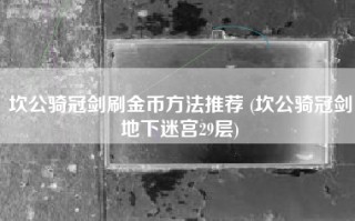 坎公骑冠剑刷金币方法推荐 (坎公骑冠剑地下迷宫29层)