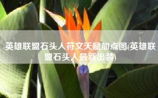 英雄联盟石头人符文天赋加点图(英雄联盟石头人最新出装)