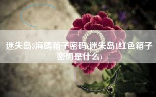 迷失岛3海鸥箱子密码(迷失岛1红色箱子密码是什么)