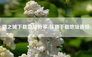 猫之城下载地址分享(筷猫下载地址连接)