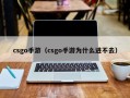 csgo手游（csgo手游为什么进不去）