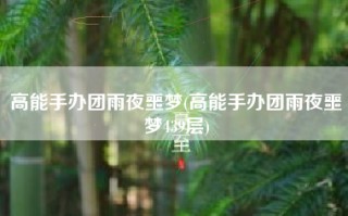 高能手办团雨夜噩梦(高能手办团雨夜噩梦439层)