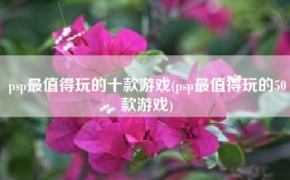 psp最值得玩的十款游戏(psp最值得玩的50款游戏)