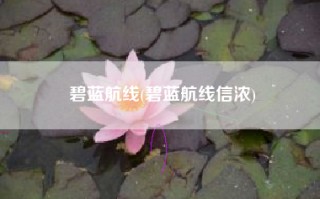 碧蓝航线(碧蓝航线信浓)