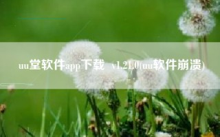 uu堂软件app下载  v1.21.0(uu软件崩溃)