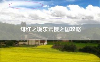 绯红之境东云樱之国攻略