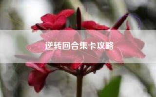 逆转回合集卡攻略