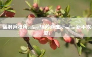 辐射避难所online(辐射避难所online新手攻略)