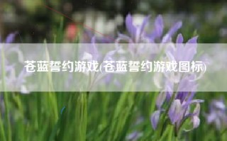 苍蓝誓约游戏(苍蓝誓约游戏图标)