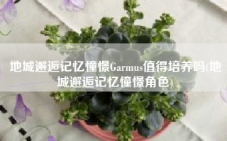 地城邂逅记忆憧憬Garmus值得培养吗(地城邂逅记忆憧憬角色)