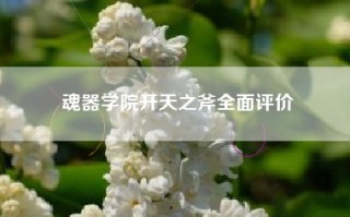 魂器学院开天之斧全面评价