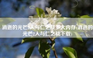 消逝的光芒2人与仁之战多大内存(消逝的光芒2人与仁之战下载)