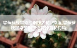 碧蓝航线墨染的钢铁之花b2掉落(碧蓝航线墨染的钢铁之花掉落长门吗)