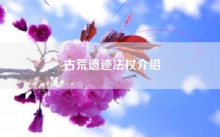 古荒遗迹法杖介绍
