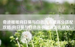 奇迹暖暖向日葵与白色连衣裙高分搭配攻略(向日葵与白色连衣裙该怎么搭配())