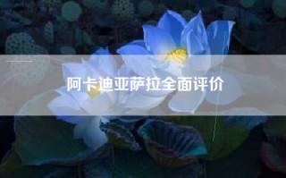 阿卡迪亚萨拉全面评价