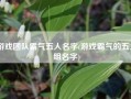 游戏团队霸气五人名字(游戏霸气的五人组名字)