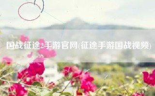 国战征途2手游官网(征途手游国战视频)