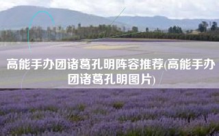 高能手办团诸葛孔明阵容推荐(高能手办团诸葛孔明图片)