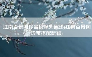 江南百景图珍宝搭配刘淑珍(江南百景图珍宝搭配阮籍)