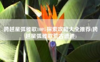 跨越星弧雅歌100%探索攻略大全推荐(跨越星弧雅歌荒古遗迹)