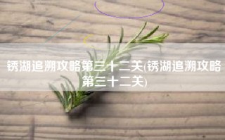 锈湖追溯攻略第三十二关(锈湖追溯攻略第三十二关)