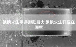 绝地求生手游哪款最火,绝地求生好玩在哪里