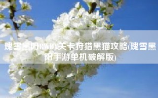 瑰雪黑阳RWBY关卡狩猎黑猫攻略(瑰雪黑阳手游单机破解版)