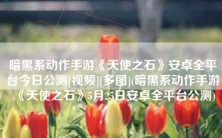 暗黑系动作手游《天使之石》安卓全平台今日公测[视频][多图](暗黑系动作手游《天使之石》5月25日安卓全平台公测)