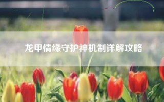 龙甲情缘守护神机制详解攻略