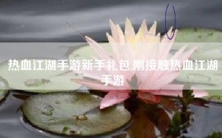 热血江湖手游新手礼包,刚接触热血江湖手游
