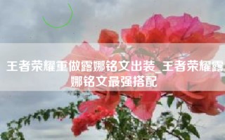 王者荣耀重做露娜铭文出装_王者荣耀露娜铭文最强搭配