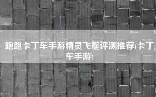 跑跑卡丁车手游精灵飞艇评测推荐(卡丁车手游)