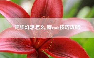 龙族幻想怎么(赚rmb技巧攻略)