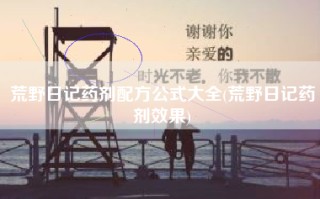 荒野日记药剂配方公式大全(荒野日记药剂效果)