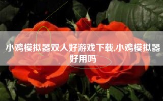 小鸡模拟器双人好游戏下载,小鸡模拟器好用吗