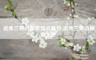 诺弗兰物语探索加点推荐(诺弗兰物语探索人数)