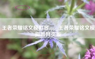 王者荣耀铭文模拟器app_王者荣耀铭文模拟器网页版