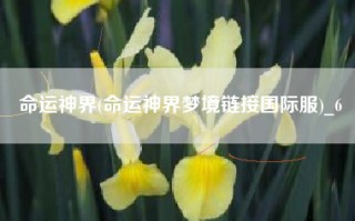 命运神界(命运神界梦境链接国际服)_6