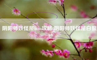 阴阳师妖怪屋boss攻略(阴阳师妖怪屋白狼)