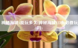 神秘海域4能玩多久(神秘海域123有必要玩吗)
