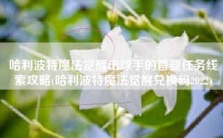 哈利波特魔法觉醒击球手的首要任务线索攻略(哈利波特魔法觉醒兑换码2022)